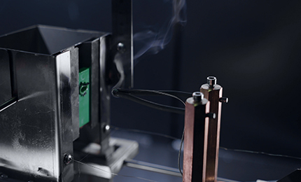 Flame retardant test